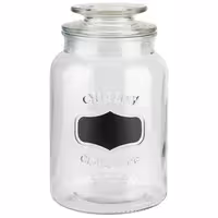 (6 adet) Saklama Kavanozu - NOTE - 1,2 L - contalı cam kapak dahil & etiketleme alanı