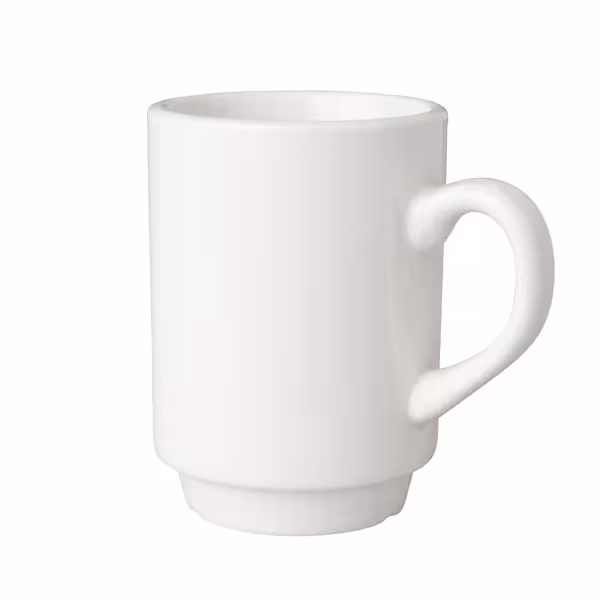 (6 adet) BUDGETLINE - Kahve Fincanı Mammoet - 190ml - Beyaz