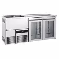 Pivski šank PREMIUM - 1950x700 mm - 2 Staklena vrata