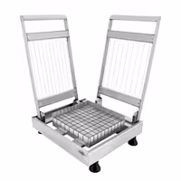 Commercial Chocolate Guitar Cutter - Wire Spacing: 21 & 28mm - Double Cut - incl. 2 Cutting Frames