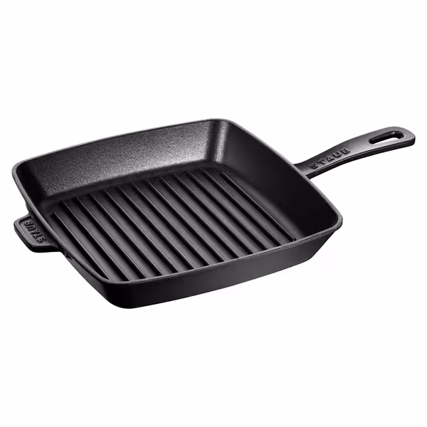 STAUB | GRILL PANS - Amerikāņu grils - 260x260mm - čuguns - melns