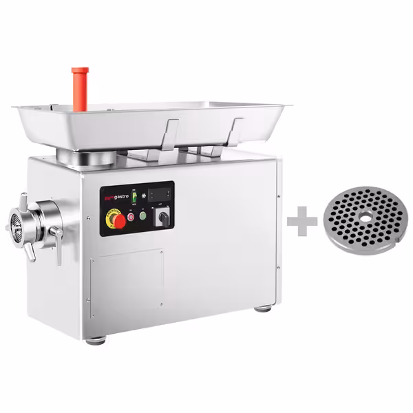 Električni stroj za mljevenje mesa – glava 22 - 250 kg/h - 1,5 kW - 230 V (monofazni) - s hlađenjem - ploča 4,0 mm - stolni