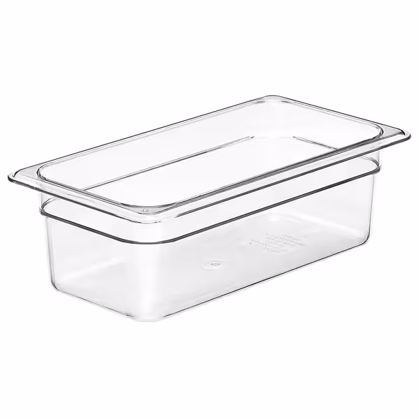 (6 szt.) CAMBRO | Pojemnik GN 1/3 CAMVIEW® – kopolimer – wysokość: 100 mm – bez BPA – przezroczysty