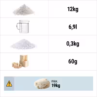 عجانة حلزونية للمخابز - 30 L / 19 kg - سرعتان - وعاء ثابت & عجلات - مؤقّت
