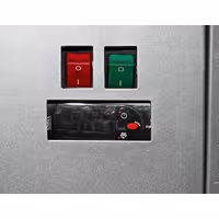 Commercial multideck display fridge - Open front - 600mm - with 3 shelves - incl. night blind - Grey