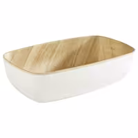 (6 adet) Gastronorm Küvet GN 1/6 - Melamin - FRIDA - 0,5L - köşeli - 176x108mm - Derinlik:55mm - GN Derinlik:55mm - Beyaz/Bej