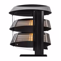 Commercial Heated Display Cabinet - 710mm - 1.02kW - with 2 shelves - Black