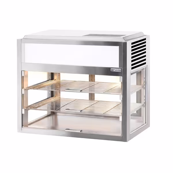 Pöytämallinen kylmävitriini - itsepalvelu - 225 l - 900 mm - kaksinkertainen lasi - 2 lasiovea - 2 hyllyä - LED-valaistus - liukuovet