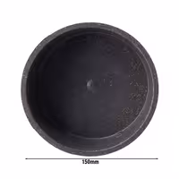 (60 pcs) Dessert Bowl - Bio-Compound - 650ml - Ø 150mm - Depth: 60mm - Grey