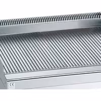 Plinski roštilj - 4,0 kW - Rebrasta - površina pečenja: 296x430 mm