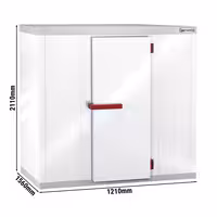 Cámara frigorífica positiva - 1210x1560mm - 2,87m³
