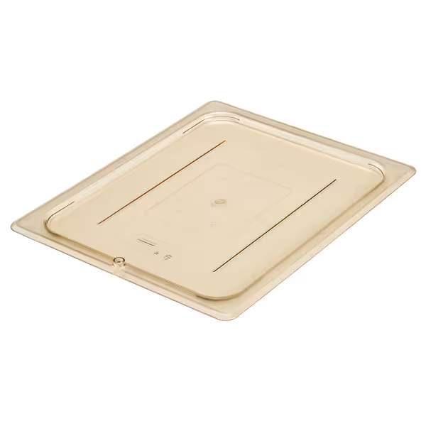 (6 szt.) CAMBRO | Pokrywa GN 1/2 H-PAN™ – płaska – odporna na wysoką temperaturę – bursztynowa