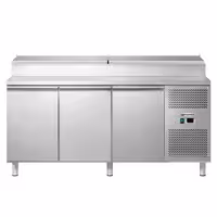 Stół przygotowawczy ECO – 2020 mm – na 10x GN 1/3 – z 3 drzwiami