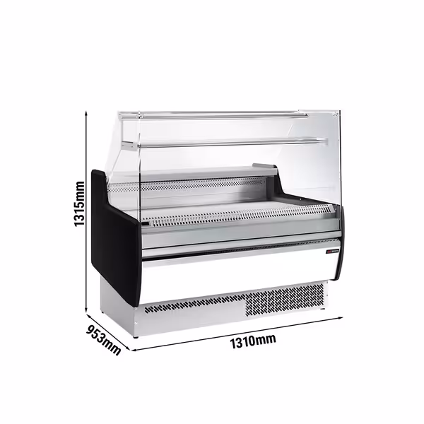 Serve Over Counter - 1310mm - with 2 doors - 1 shelf - white front panel - capacity 144 litres