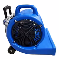 Suszarka do podłóg i dywanów Air Mover – 850 W – zasięg: 20 m – 1350 obr./min – z 3 prędkościami – z teleskopowym uchwytem i kółkami