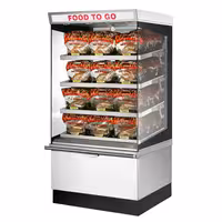 UBERT | Warmhoudvitrine - 1050x800mm - 4 verwarmde planken