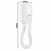 AIR-WOLF | Wall-Mounted Hair Dryer without Hose – ABS Plastic