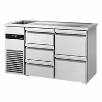 Direct Draw Beer Dispenser / Kegerator PREMIUM - 1550x700mm - 5 Drawers