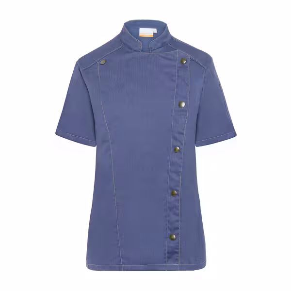 KARLOWSKY | Ġakketta ta' stil denim għal chef għal nisa b'idejn qosra – Blu Vintage – Daqs: 34