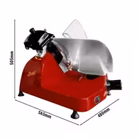 BERKEL | Stroj za rezanje Pro Line kao gravitacijski rezač - 330 Watt - Nož: Ø 250 mm - Crvena boja