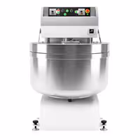 Spiralna miješalica za tijesto PREMIUM PLUS - 298 l / 200 kg - 2 brzine - s fiksnom posudom - 2 motora - s timerom - 400 V - za pizzu i kruh