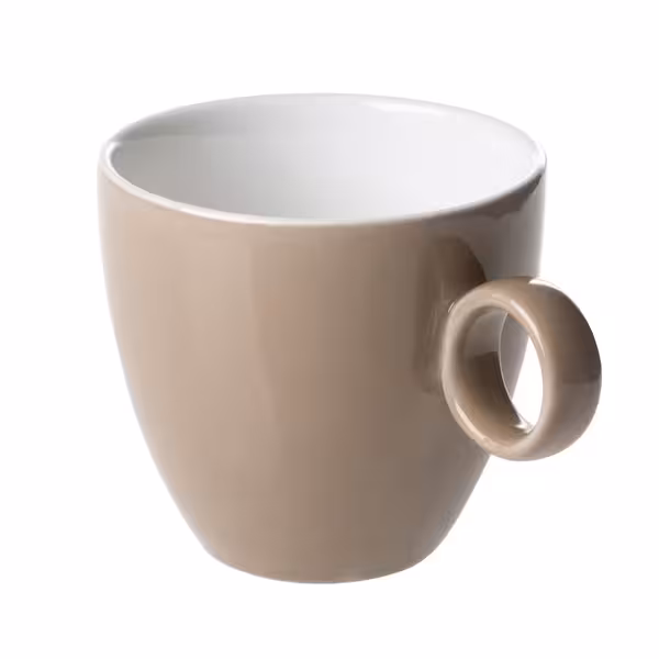 (6 kom) BART COLOUR CAFE - Šalica za kavu - 170 ml - Smeđa