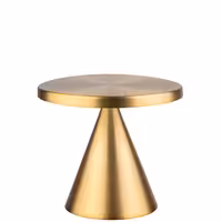Şarj Edilebilir Masa Lambası - CONE MINI - 3 kademeli kısılabilir - Ø130x115mm - Gold