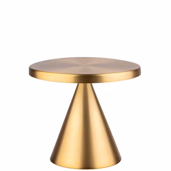 Şarj Edilebilir Masa Lambası - CONE MINI - 3 kademeli kısılabilir - Ø130x115mm - Gold