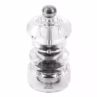 PEUGEOT | NANCY Pepper Mill Grinder – Acrylic - 9 cm - 2-Stage SS Mechanism