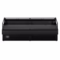 Commercial Island Chiller - 2580x1063mm - 340 Litres - Open-Top - Black