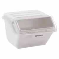 Spremnik za sastojke - s prednjim poklopcem - 296x367 mm - 8 l - polipropilen - bijela - može se slagati