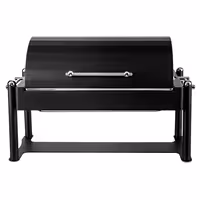 — grijana posuda GN 1/1 - s roll-top poklopcem - crna (chafing dish)