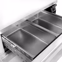 Compacte Koel- vrieswerkbank - -20/+8°C - 905mm - 2 laden - 2x GN 1/1 - incl. frietwarmer