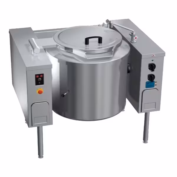 Elektromos Főzőüst - 150 liter - 18 kW - Indirekt fűtés - vízcsatlakozással