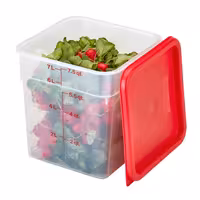 (6 komada) CAMBRO | CAMSQUARES® - Posude - 7,6 litara - Prozirne