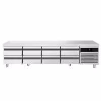 Külmsahtlikapp PREMIUM +2…+8 °C - 2400 mm - 310 l - 8 sahtlit - 8x GN 1/1