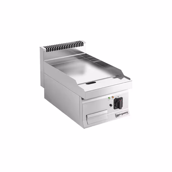 Elektromos rostlap - 4,5 kW - Sima - Sütőfelület: 395x500 mm - asztali