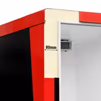Przyczepa chłodnicza – 1340 x 2840 mm – wysokość wewnętrzna: 1850 mm – izolacja: 80 mm – dopuszczalna masa całkowita: 2,0 t