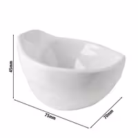 (12 adet) Sos Kasesi - FRIENDLY - PET - 50ml - 75x70mm - Beyaz