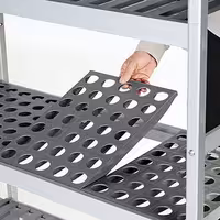 وحدة رفوف ألمنيوم - بداية - 1740x1800mm - عمق: 560 mm - 4 رفوف - الحمولة: 900 kg