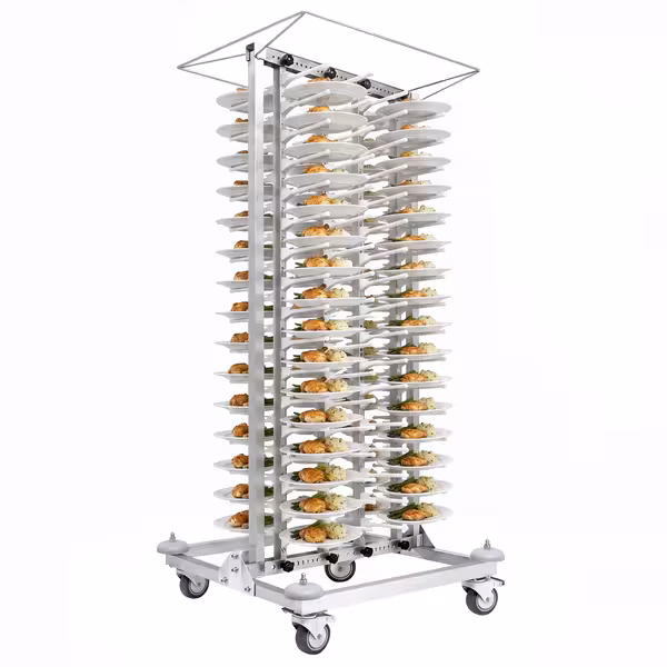 Çift katlı tabak istifleyici - 80 adede kadar tabak - Ø 16 - 32 cm 