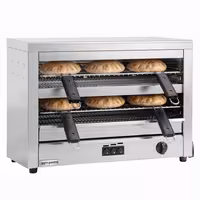 Pita Grill / Salamander - Infrarood - 4,5kW - 400V - 3 zones - met tijdschakelaar