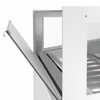 Ice Cream Display Freezer | ADAM - 1200mm - Ventilated cooling - with LED lighting - for 12 x 5 litres Napoli pans or 8 x 7 litres - White
