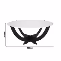 Buffet Stand - Octopus - Powder-coated stainless steel - Black - round - Ø381mm