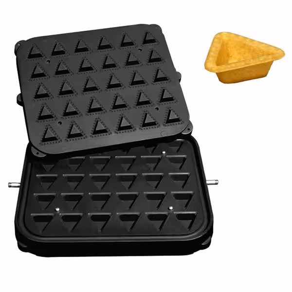 Tartelet Makinesi TMPIC İçin Plaka - 30x Üçgen - 51x51mm