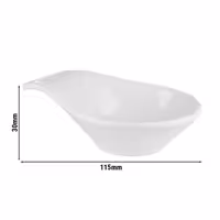(12 adet) Sos Kasesi - FRIENDLY - PET - 60ml - 115x75mm - Beyaz