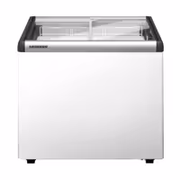 LIEBHERR | Frysbox – 163 liter – med glasskjutlock – Vit