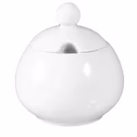 SELTMANN WEIDEN | Meran Basic Sugar Bowl with Spoon‑Rest Lid – White – 230 ml – Oven‑Safe Porcelain