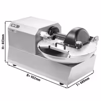 Commercial Bowl Cutter - 12L - 750 W - 230V - 1440 rpm
