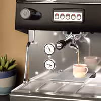 Profesyonel Espresso Kahve Makinesi - 2 Gruplu - Manuel - Ön Demleme (Preinfusion) Sistemi & 2 Buhar Kolu - Tall Cup